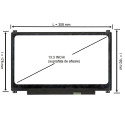 Display laptop Samsung LTN133HL05-401 13.3 inch 1920x1080 FHD IPS 30 pini