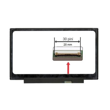 Display laptop BOE NV133FHM-N61 V8.2 13.3 1920x1080 Full HD IPS 30 pini